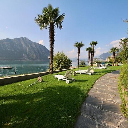 Luganersee, Pool, Strand, Parkplatz, Suite Bissone Kültér fotó
